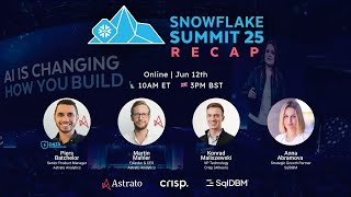 RECAP: Snowflake Summit 2025 Highlights