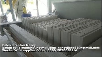 Nancy gypsum block machine manufacturer processing video