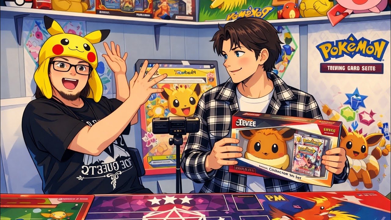 Our first unboxing from our new Pokémon Studio in The Hobby Space