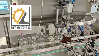 MTW  Automatic single head cheap price piston pump  700ml liquid syrupt filling machine