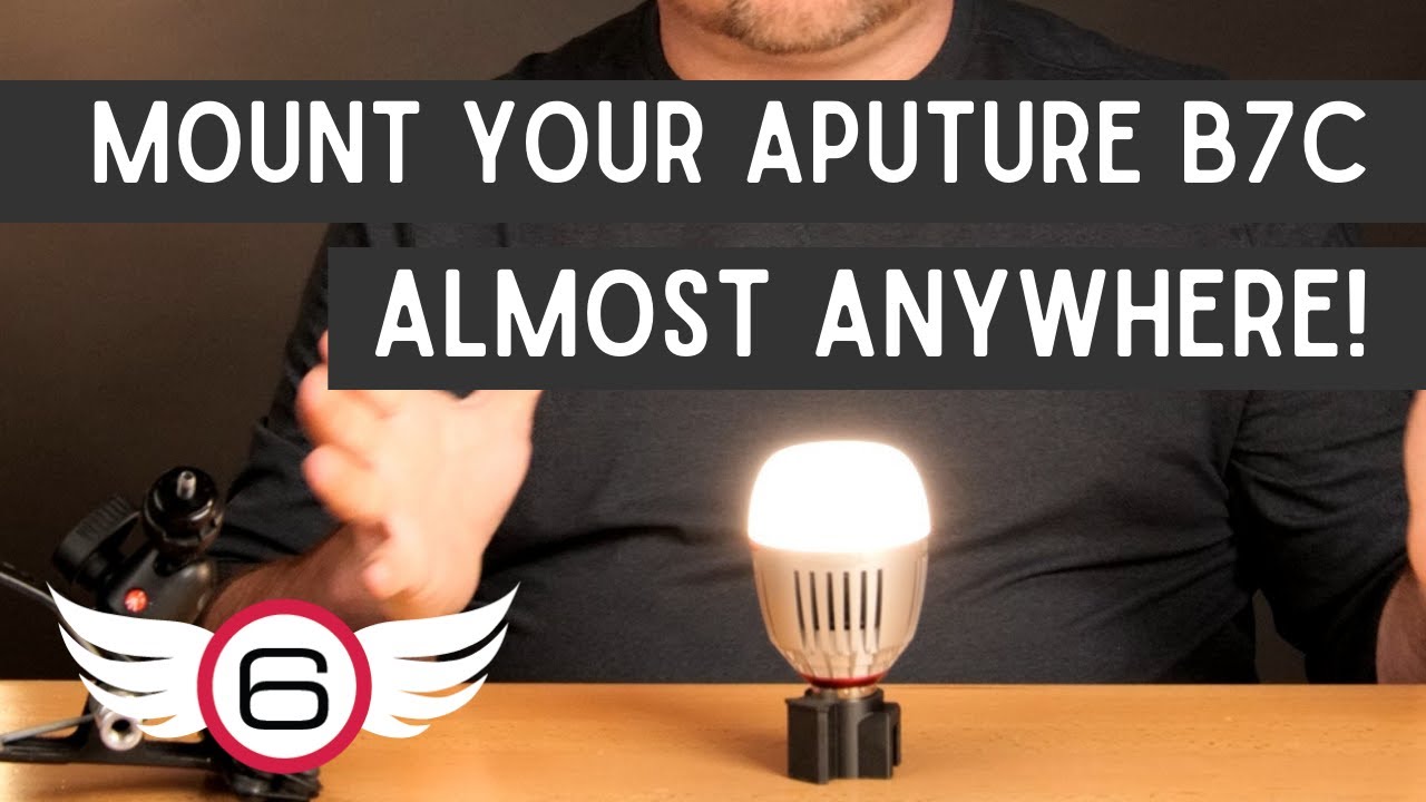 Make your Aputure B7C Light more useful! Mount it anywhere! - YouTube