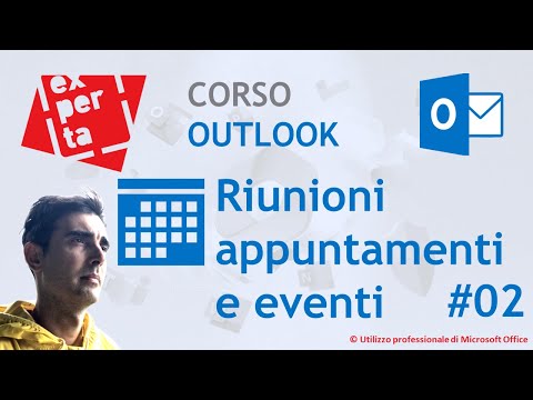 CORSO BASE OUTLOOK: 02 Il Calendario: gestire riunioni, appuntamenti ed eventi 👨💼