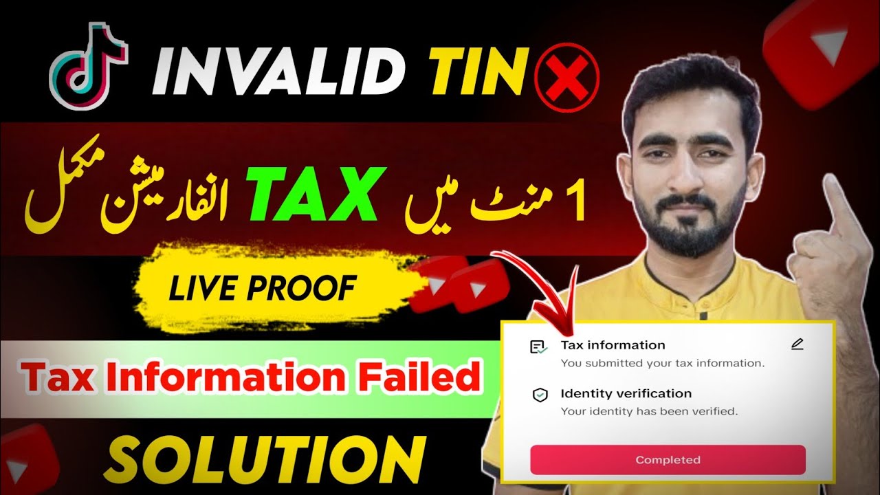 100% tiktok tax information failed solution | tiktok creativity program ...