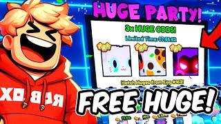 Jak získat FREE TO PLAY HUGE (Active Huge Tutorial v Roblox Pet Simulator 99)