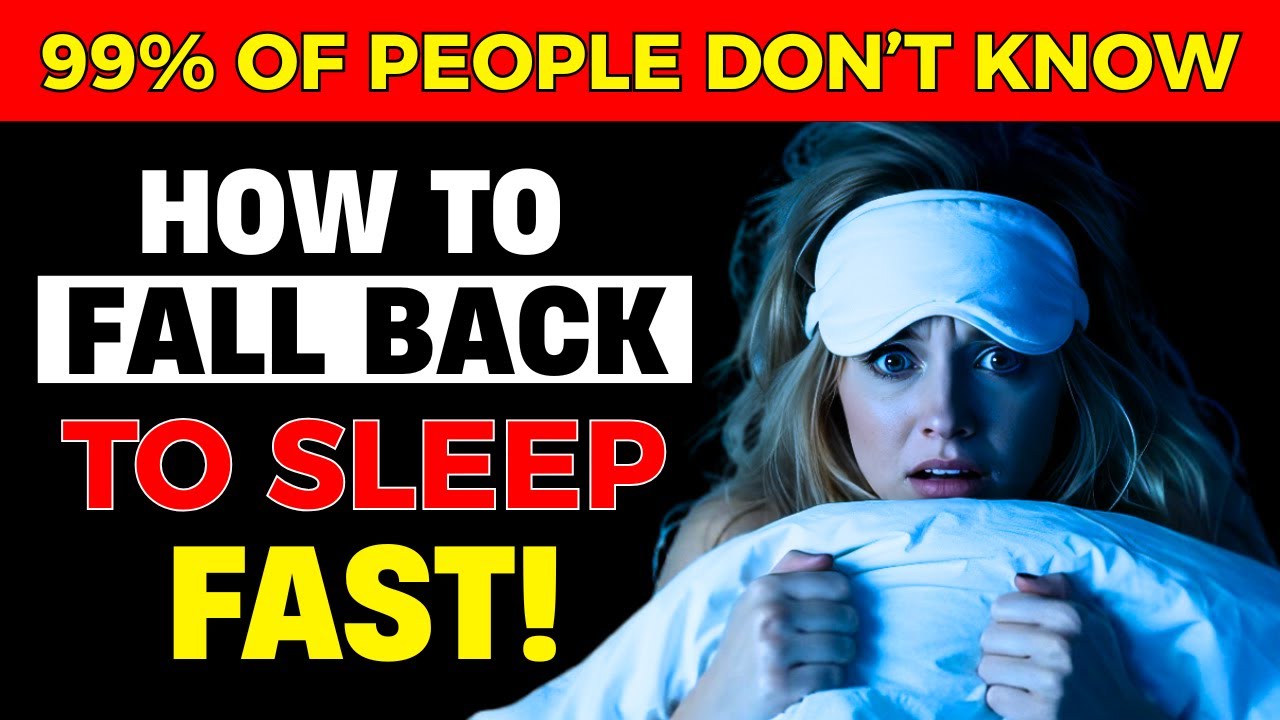 How to Fall Back Asleep in the Middle of the Night - YouTube