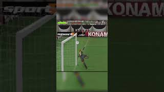 PES 2 гол с добивания #PS1 #PES #футбол #proevolutionsoccer #konami