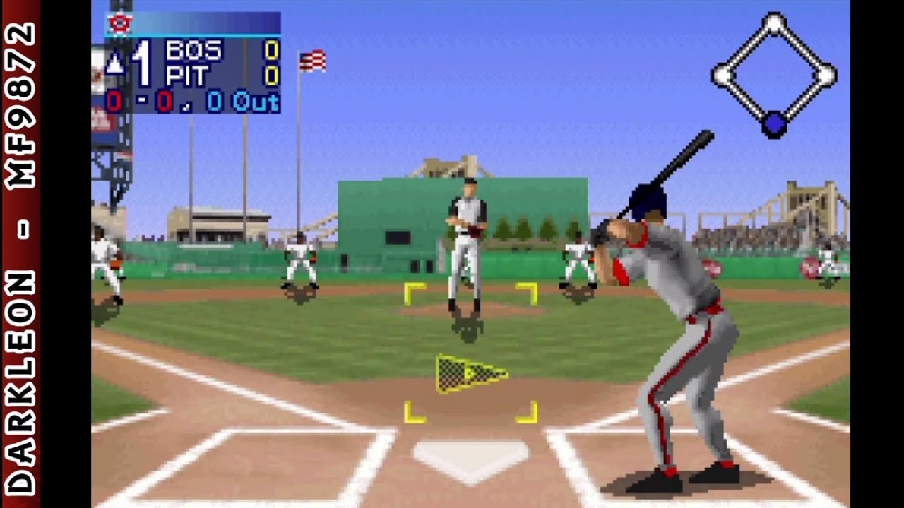 Game Boy Advance AllStar Baseball 2004 © 2003 Acclaim Gameplay