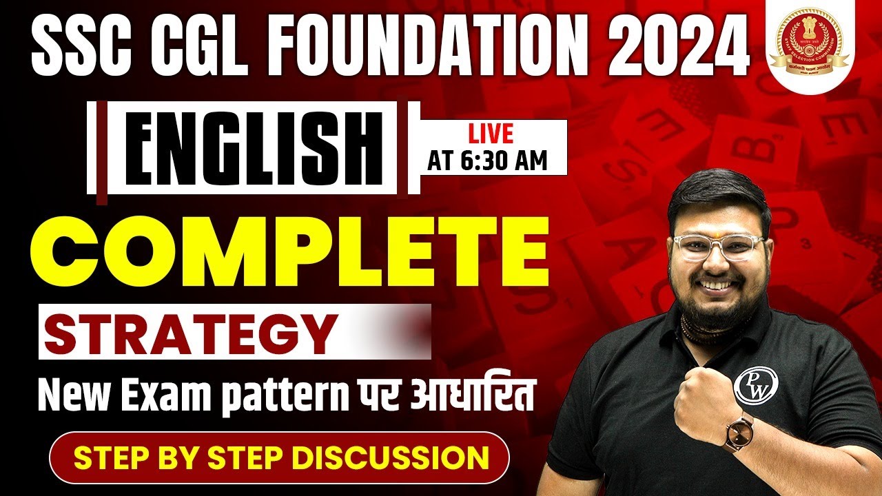 COMPLETE ENGLISH STRATEGY FOR SSC CGL 2023 | STEP BY STEP DISCUSSION ...