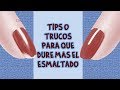 #Tips para que DURE MÁS el esmalte regular #Truco #Tutorial