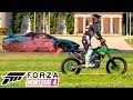 Forza horizon 4  carros vs motos disputa pica