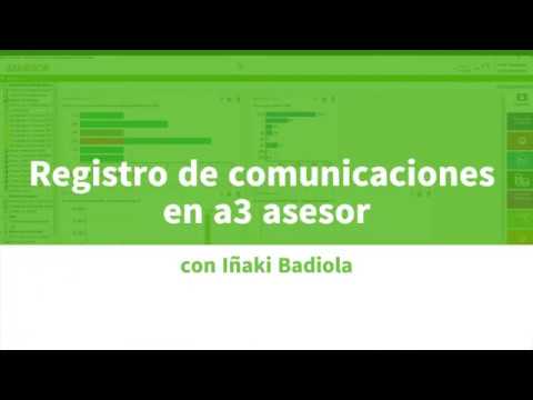 Registro de comunicaciones con a3 asesor - a3 paso a paso con DSI Software para humanos