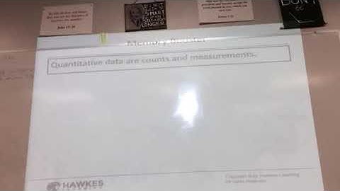 3.1 Statistics Notes