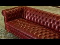 Chesterfield Sofa Leather Restored