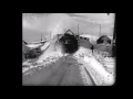 Snøstorm og snørydding Finse stasjon 1916