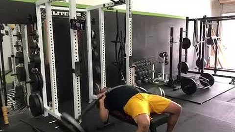 1RM Performance - Ulrick John - Tsunami bar bench press