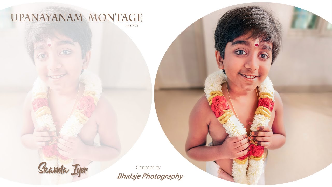 UPANAYANAM | SKANDA R.IYER | Montage | Candid Video by Bhalaje Photography