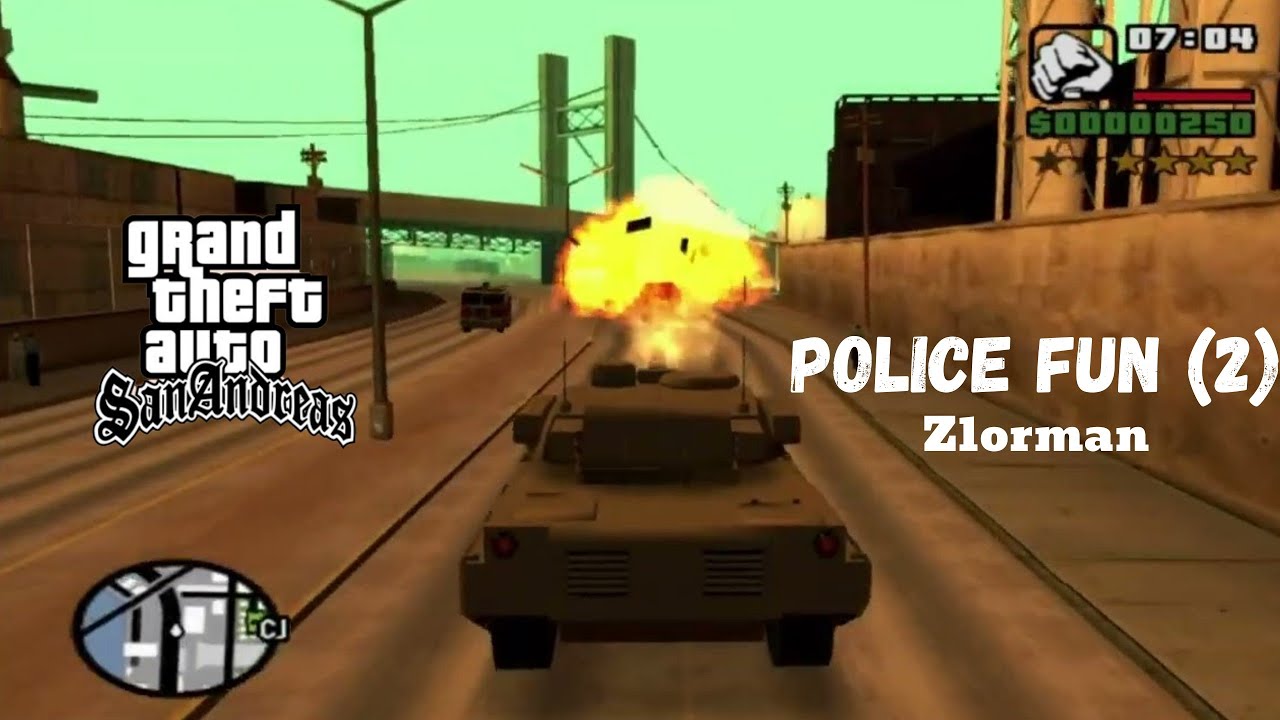 Police Fun (2) GTA San Andreas 