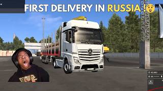 FIRST DRLIVERY IN RUSSIA ! | EURO TRUCK SIMLATOR 2