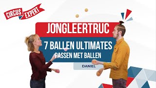 7 Ballen Ultimates Pen Met Ballen Tutorial Jongleren Ping Circus-Expert.nl