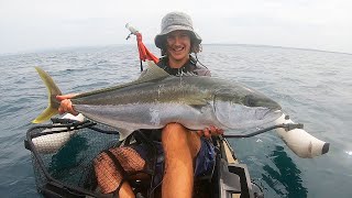Catching GIANT Kingfish From A Kayak!?!