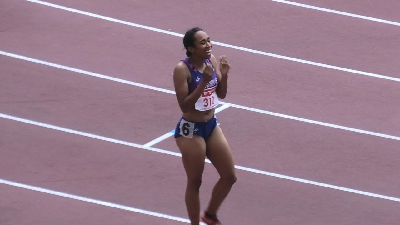 [日本選手権]女子200m決勝 井戸ｱﾋﾞｹﾞｲﾙ風果100mとの2冠達成！