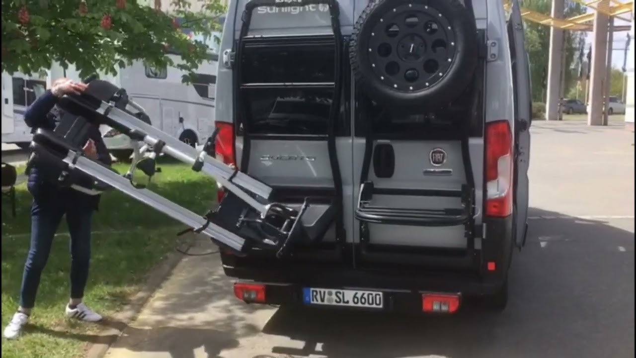 HYMER Backrack il nuovissimo portatutto e portabici funzionale HYMER