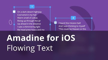 Flowing Text—Amadine for iPads and iPhones Tutorials
