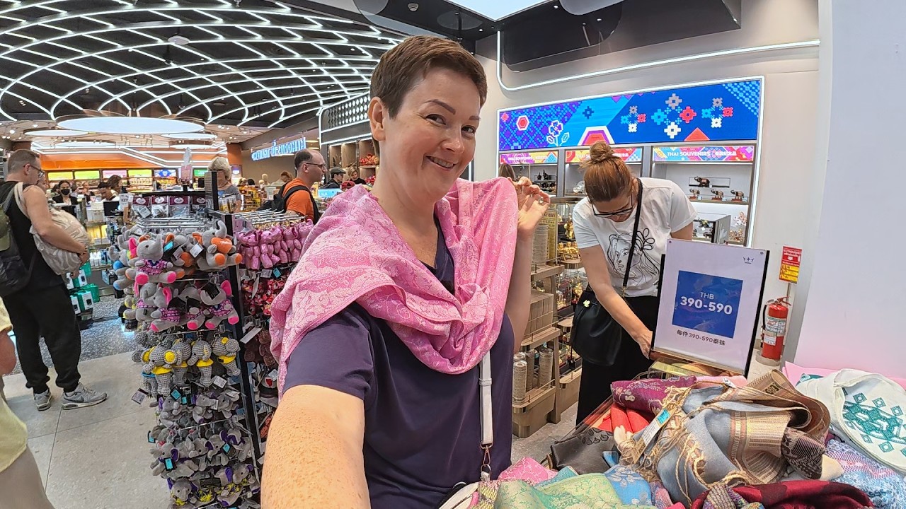 ШОК ЦЕНЫ в НОВОМ аэропорту Суварнабхуми. Наелась вкусняшек НАХАЛЯВУ) Что привезти из Таиланда? Влог