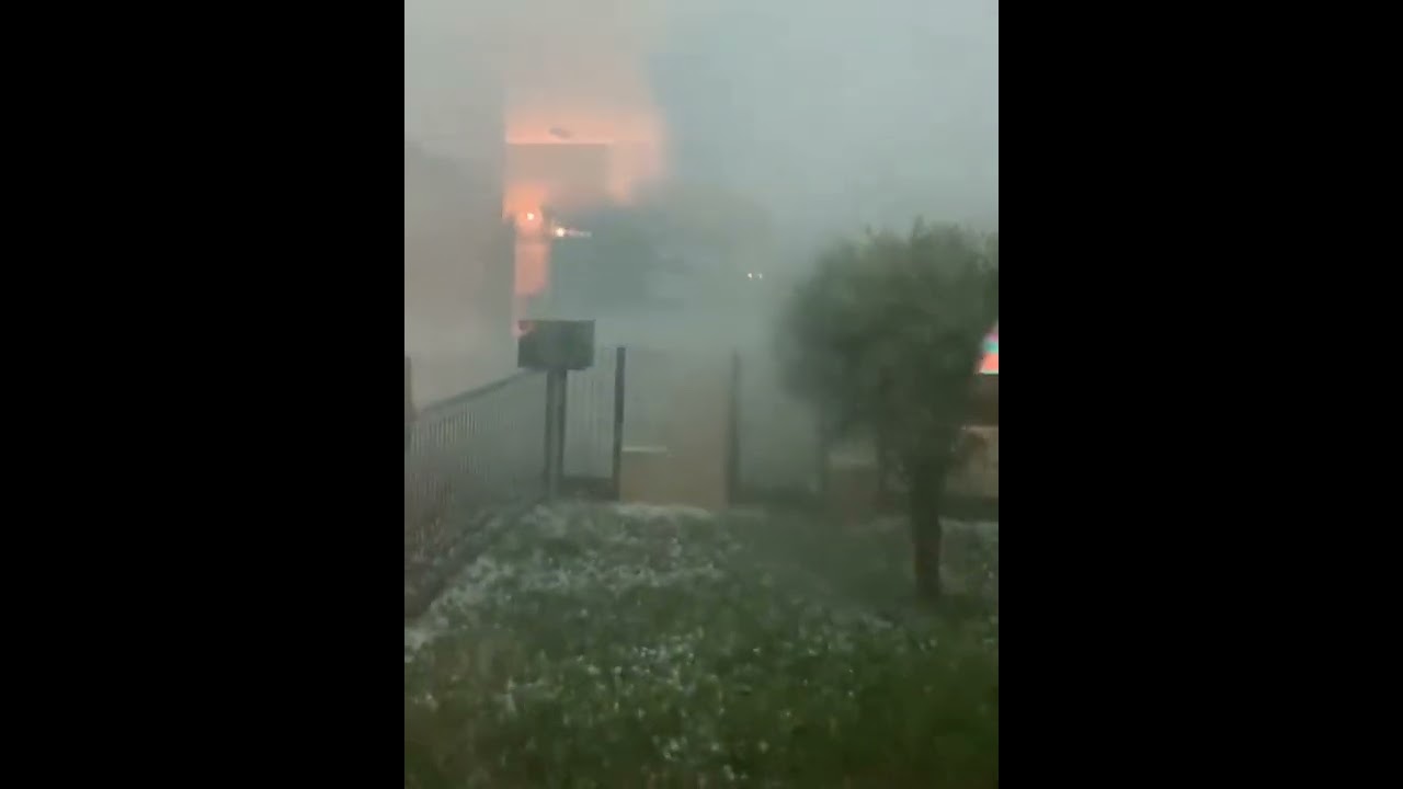 Stones from the sky in Le Taillan-Médoc. France