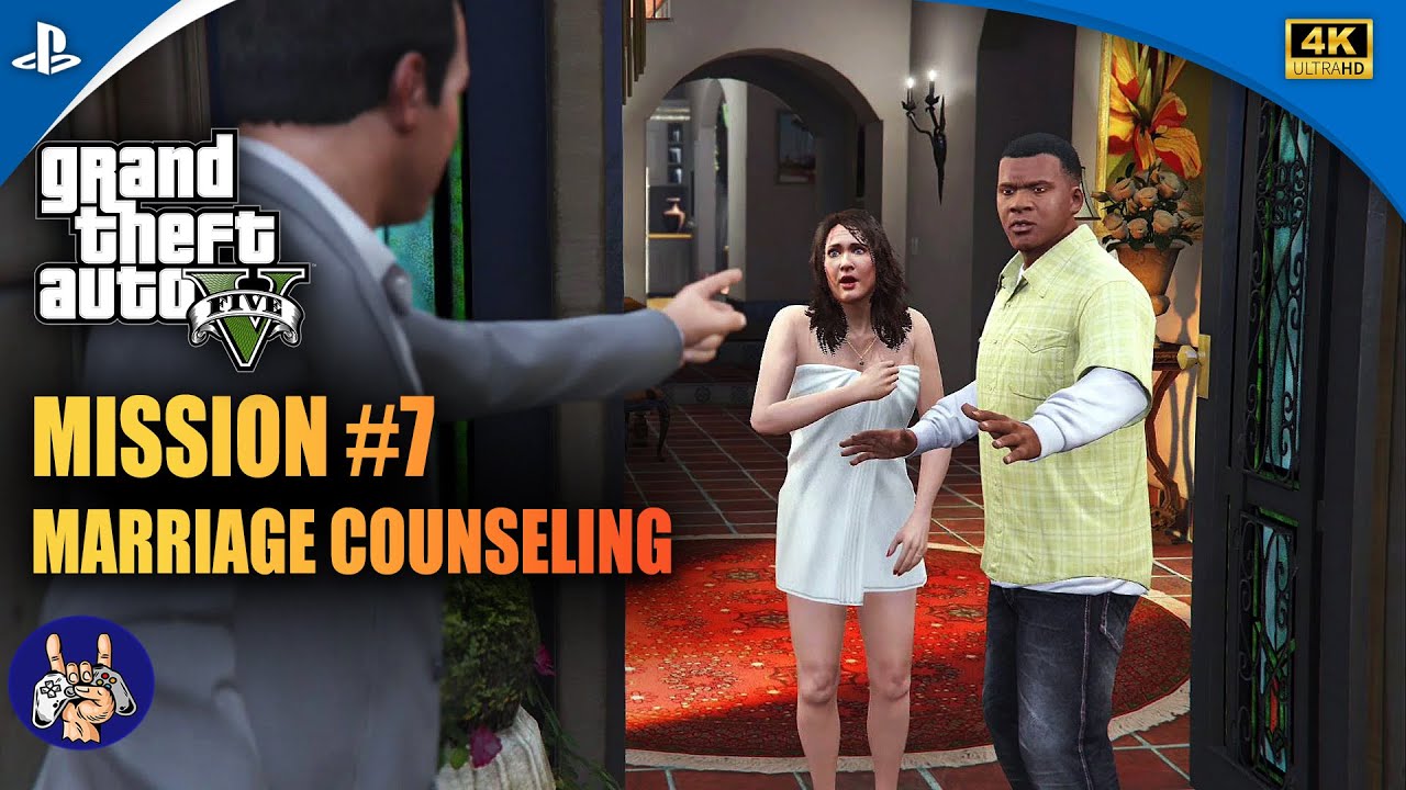 GTA 5 Mission 7 Marriage Counseling Gameplay No Commentary PS5 