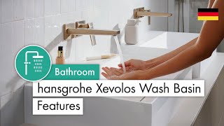 hansgrohe Xevolos Wash Basin Features (DE)