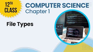 12th Class Computer Science Chapter 1 - 12 Class Computer Science Ch 1 - File Types