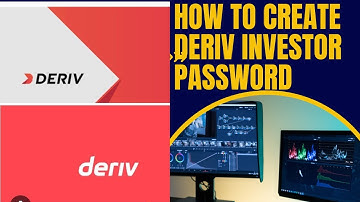 How to create deriv investor password