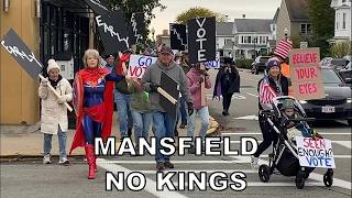 EARLY VOTING - NO KINGS - MANSFIELD, MA