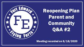 Parent and Community Reopening Q A #2
