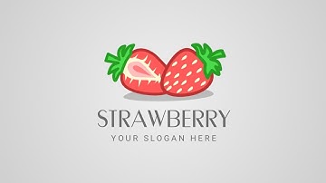 Strawberry Logo In Infinite Design & Pixellab | Android