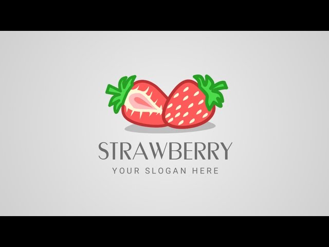 Strawberry Logo In Infinite Design & Pixellab | Android class=