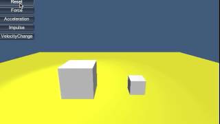 UnityでRigidBodyにAddForce()