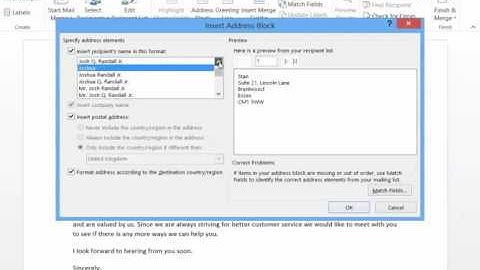 Word 2013 write and insert fields using the ribbon