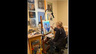 Anne Harrison finesses a portrait