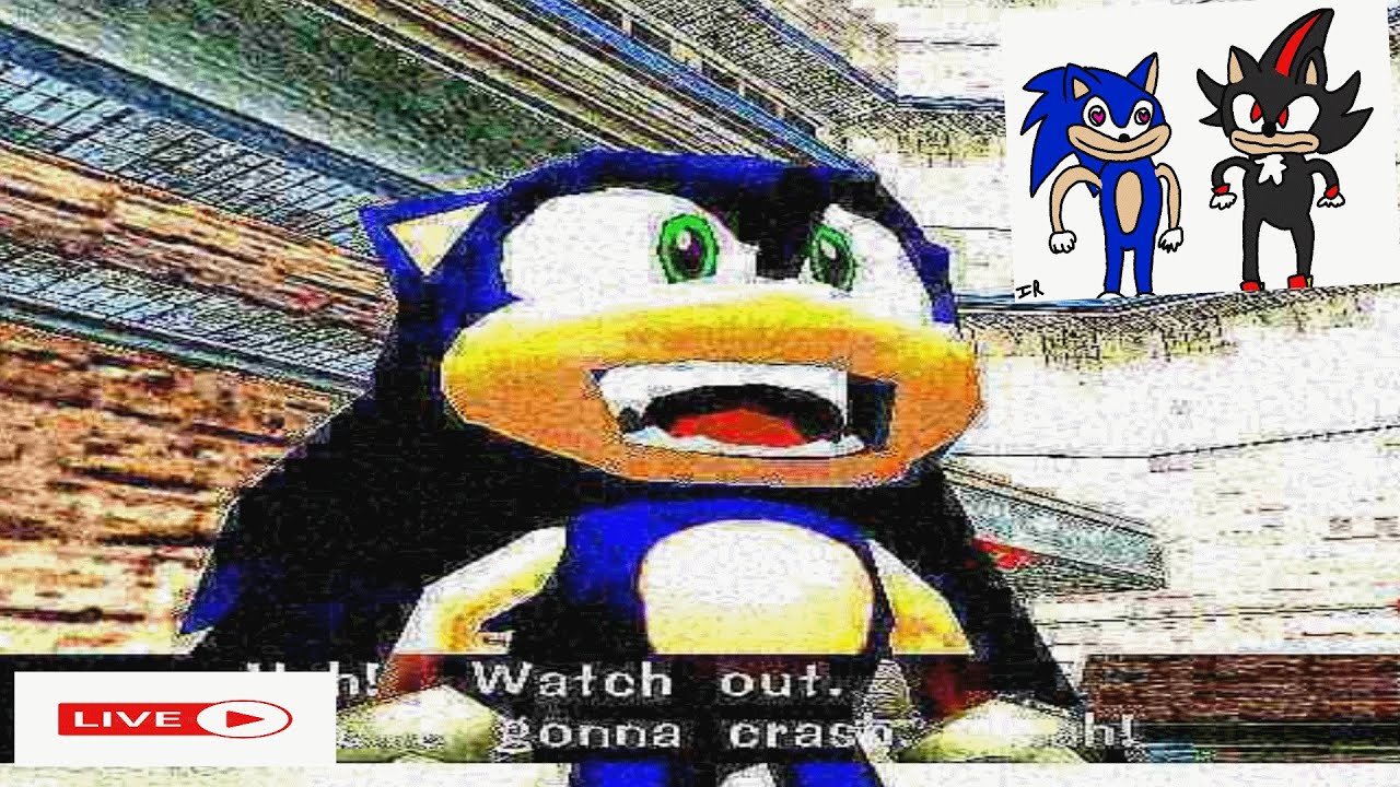 🔴 LIVE - sonic x shadow sonic adventures 2 momento!!!!!