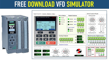 How To Download Free VFD Simulator Software | Variable Frequency Drive Motor Control Simulation