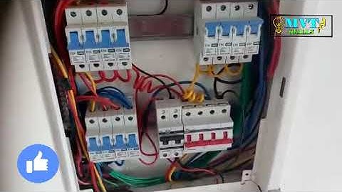 How to DB Dressing and connection | MCB box | electrical distribution