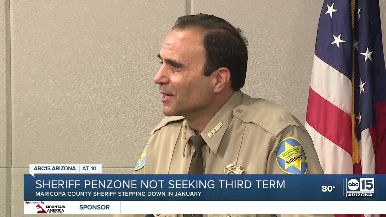 Sheriff Penzone stepping down in January
