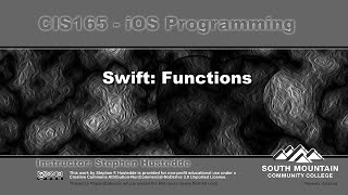 CIS165 02E Functions