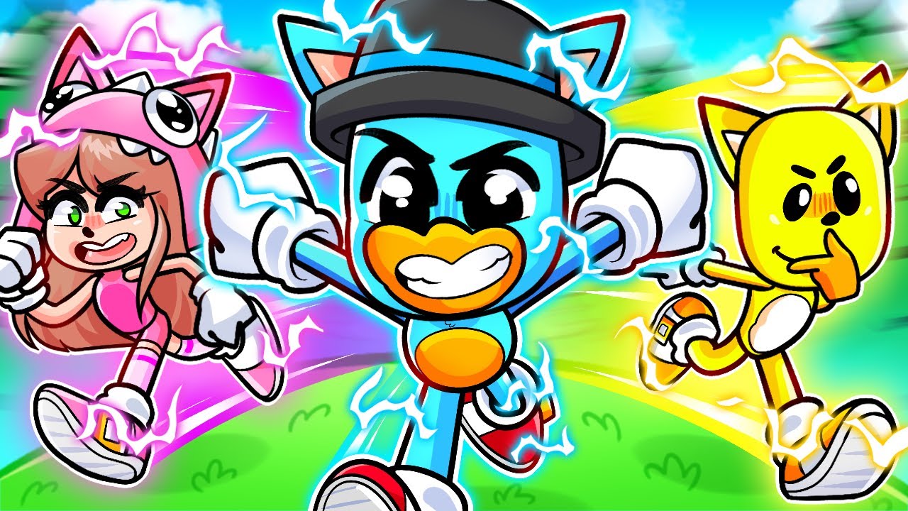 Volviéndonos la FAMILIA de SONIC Más Rápida en Roblox!