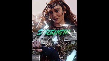 Collab with@CorruptAm1  GOAT 🐐|| 4K CC || SCARLET WITCH VS SUPERGIRL #shorts #dc #mcu