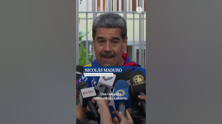 Maduro vota en Venezuela: "Soy el único candidato perseguido" #venezuela #maduro #chavismo