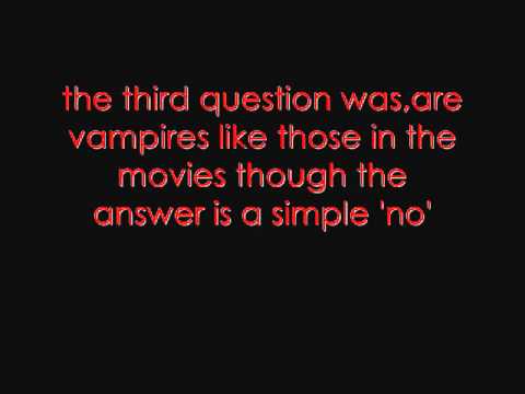 Video: How To Recognize A Vampire