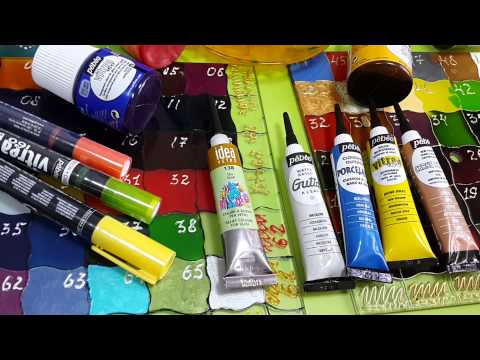 Обзор по контурам и маркерам для стекла и керамики